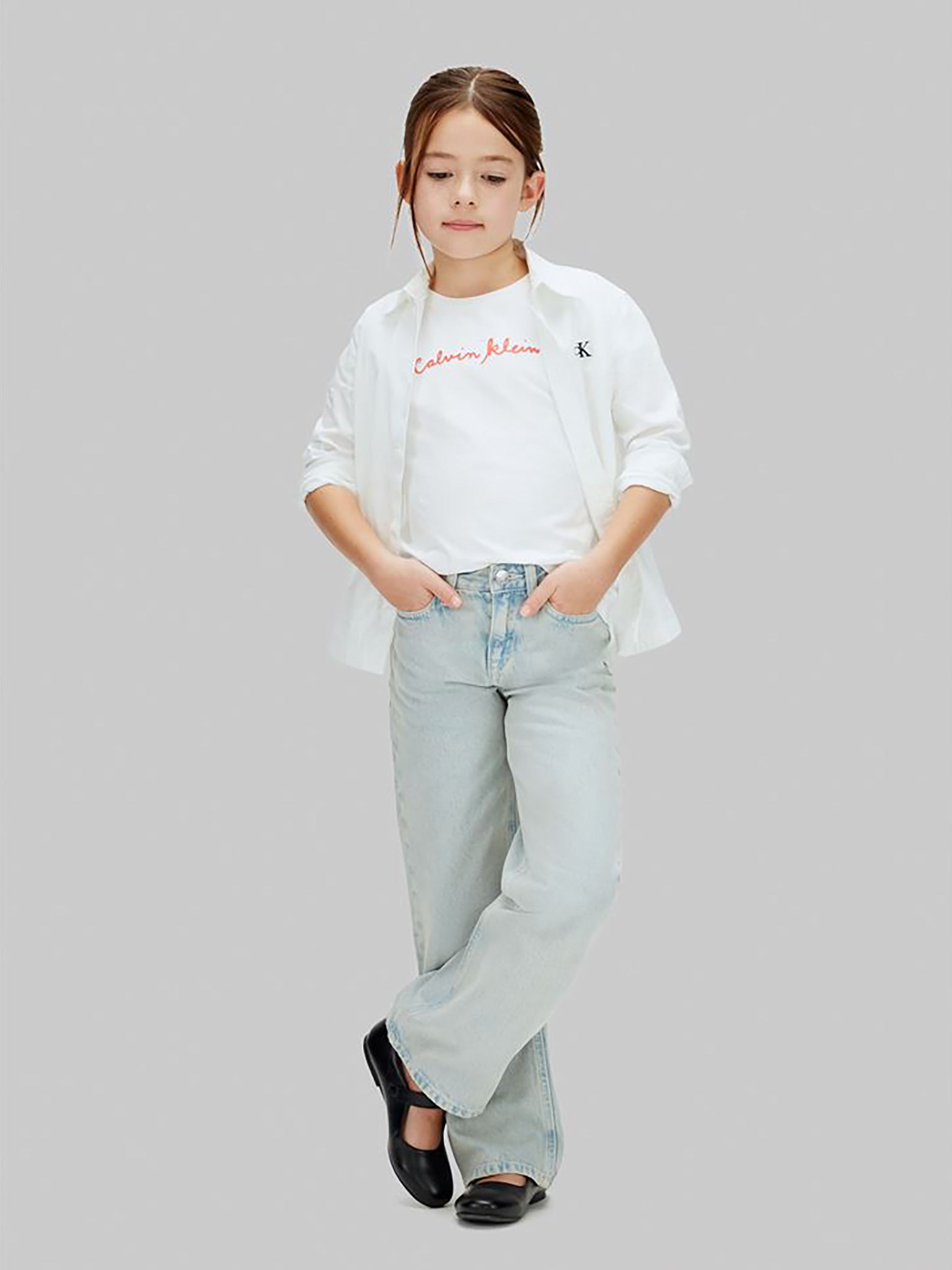 Παιδική μπλούζα μακό SCRIPT LOGO SLIM SS T-SHIRT LVCKSJA17GYAF | LVCKSJA17GYAF