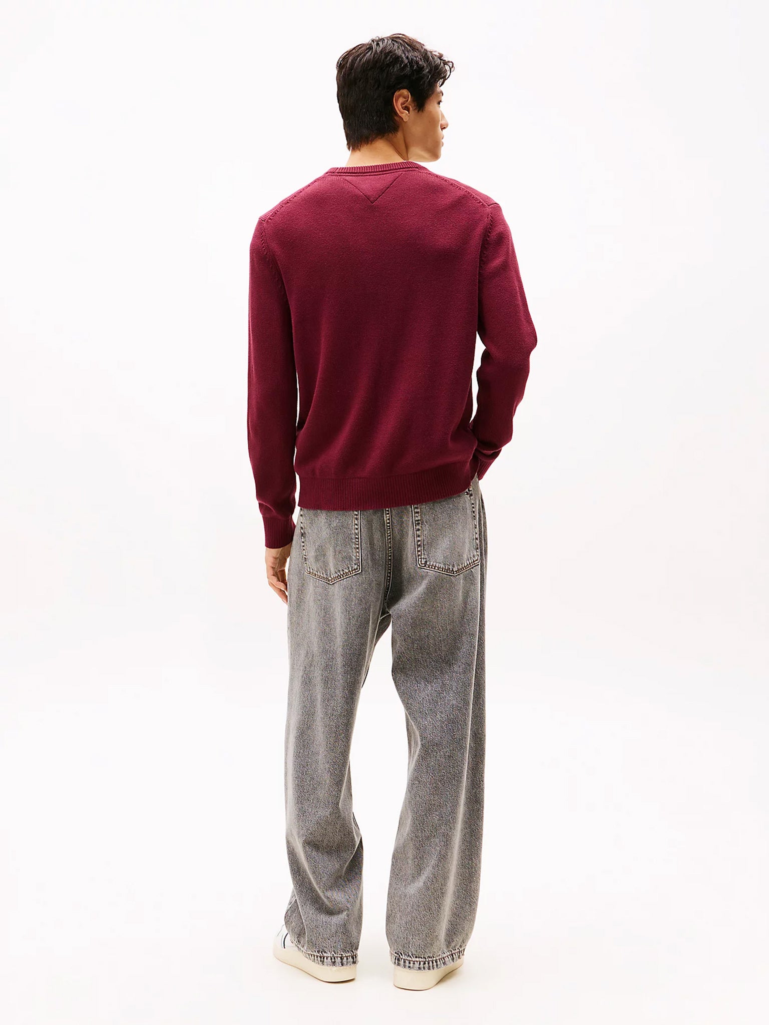 Ανδρική μπλούζα πλεκτή TJM SLIM ESS SWEATER EXT DM0DM21787XIU | DM0DM21787XIU
