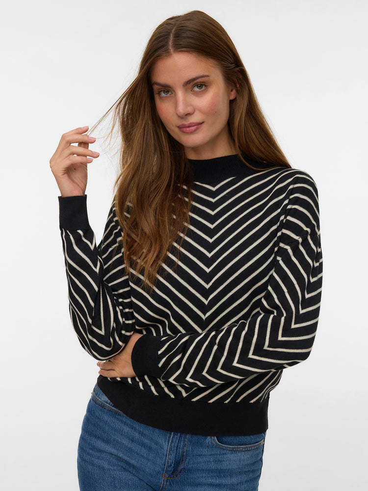 Γυναικεία μπλούζα πλεκτή VMCAPRICORN LS HIGHNECK PULLOVER 10331893 | 10331893