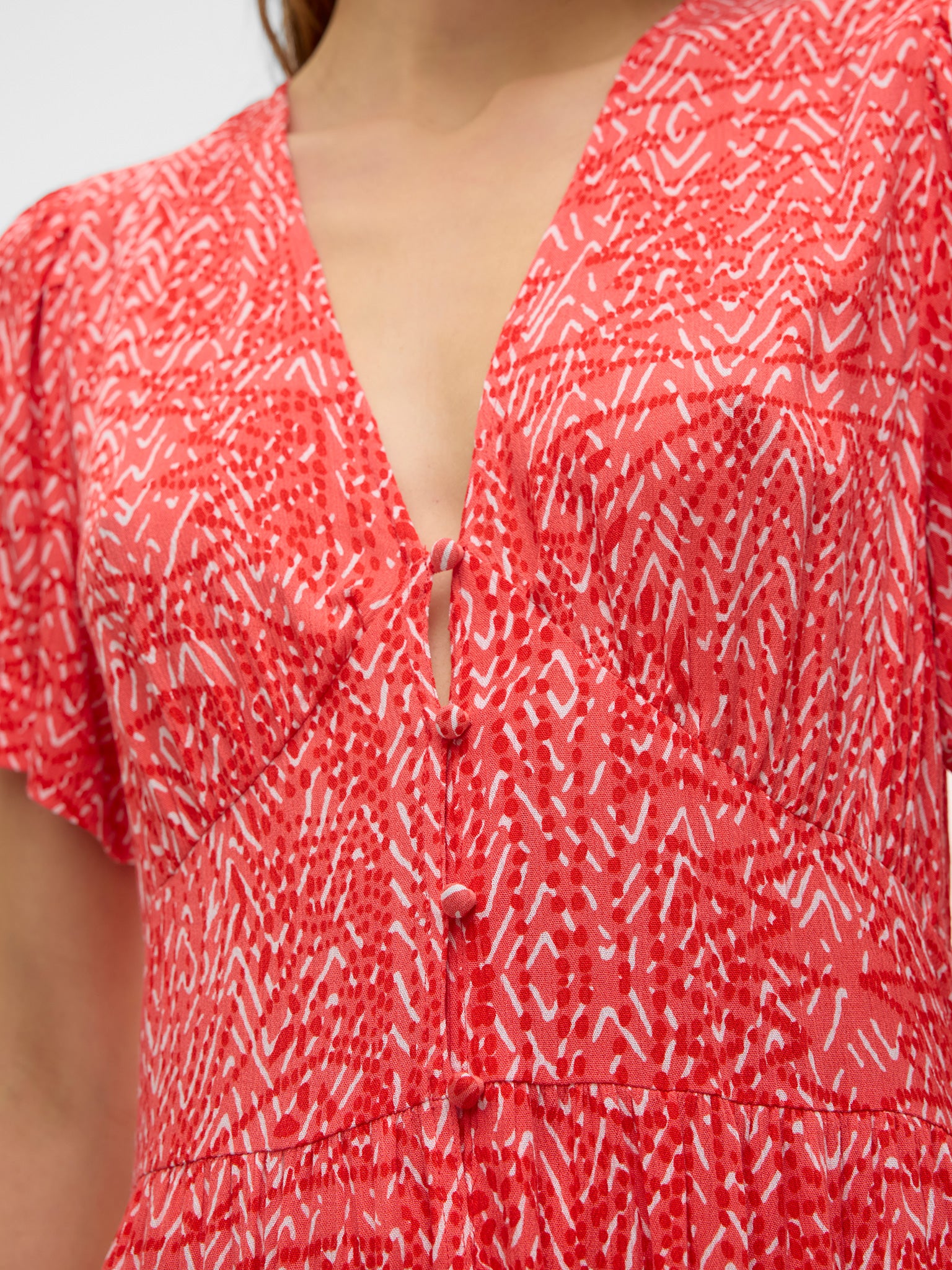 Γυναικείο φόρεμα VMMENNY SS 7/8 DETAIL DRESS 10324136 | 10324136
