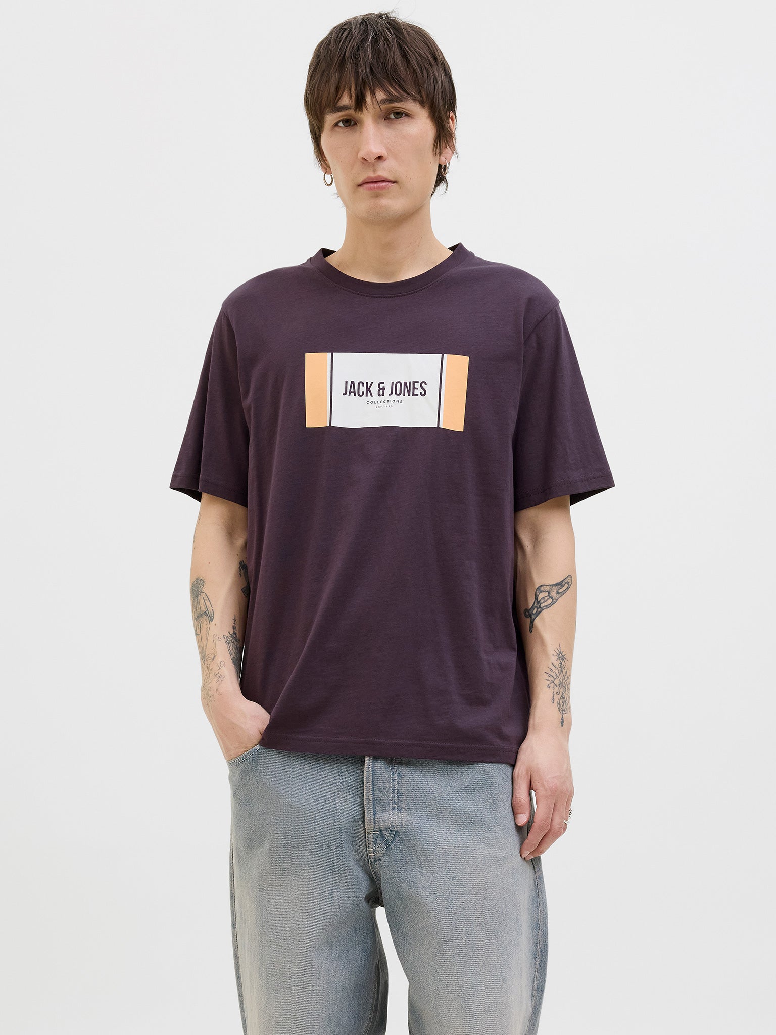 Ανδρικό t-shirt JJHAYATO TEE SS CREW NECK BTS 12278508 | 12278508