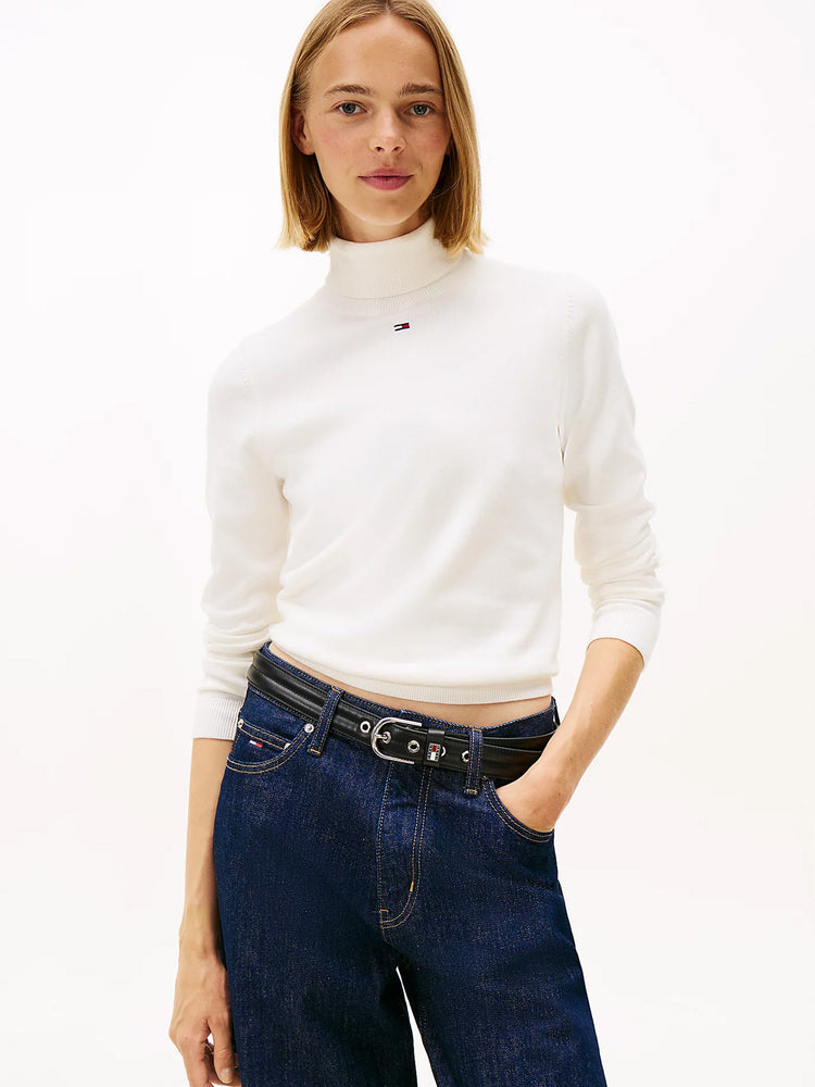 Γυναικεία μπλούζα ζιβάγκο TJW ESSENTIAL TRTLNK SWEATER DW0DW21672YBH | DW0DW21672YBH