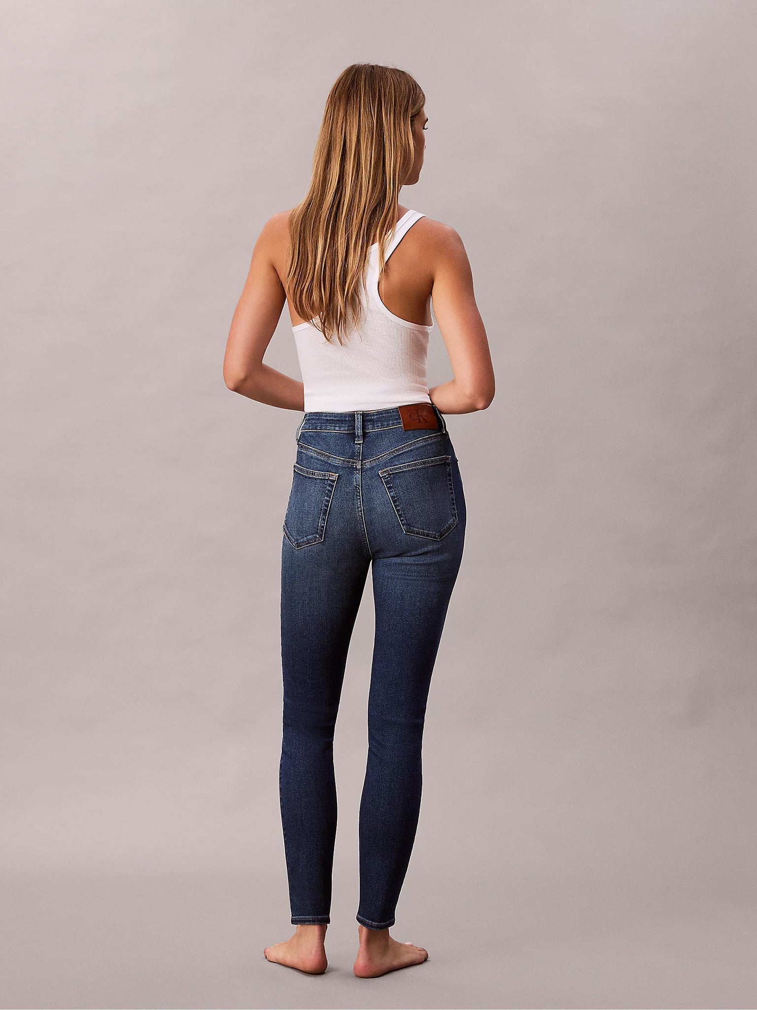 Γυναικείο παντελόνι τζιν HIGH RISE SKINNY MIDTOWN BLUE LV047D757G34R | LV047D757G34R