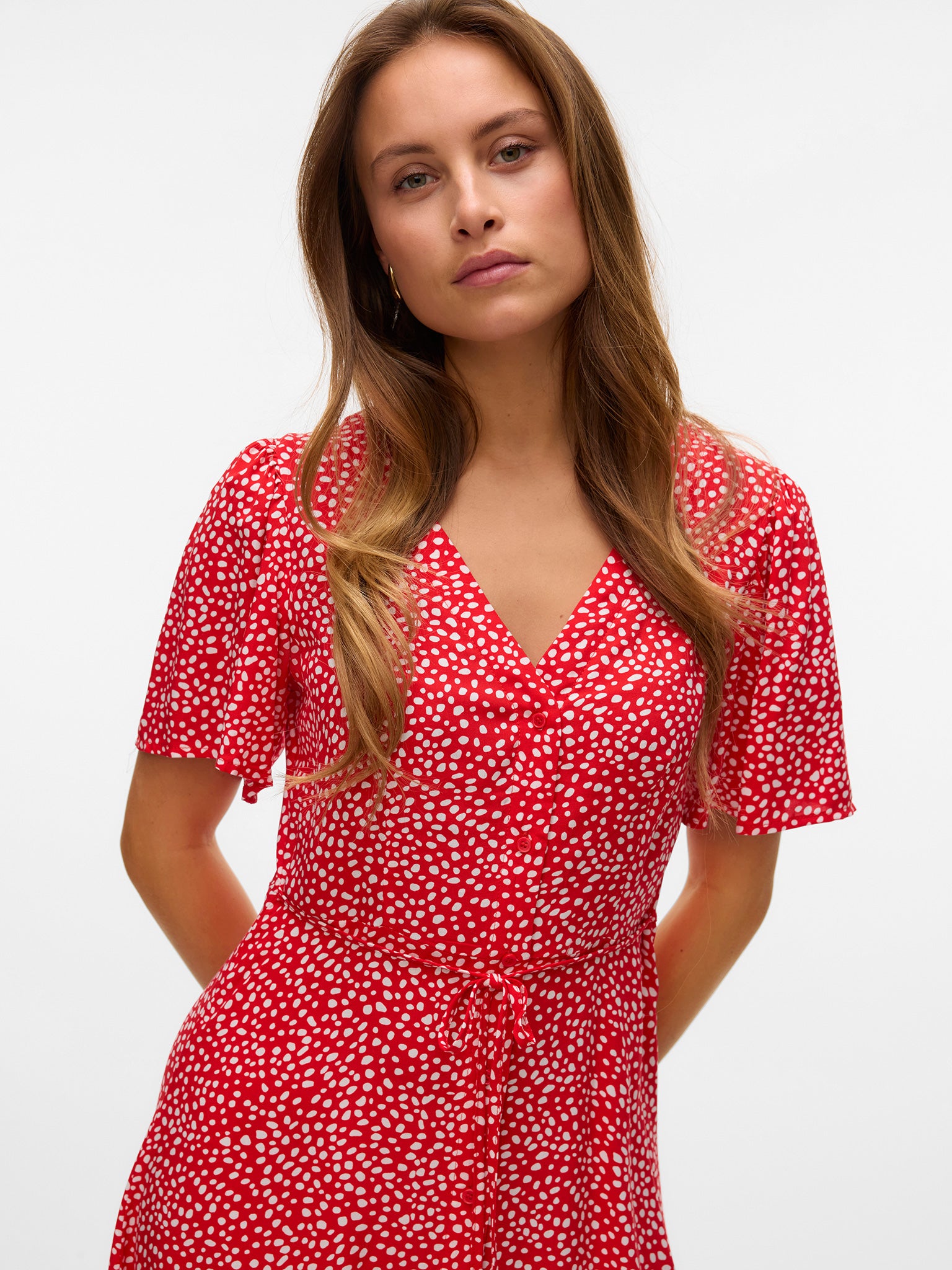 Γυναικείο φόρεμα VMALBA SS SHORT DRESS WVN NOOS 10292845 | 10292845
