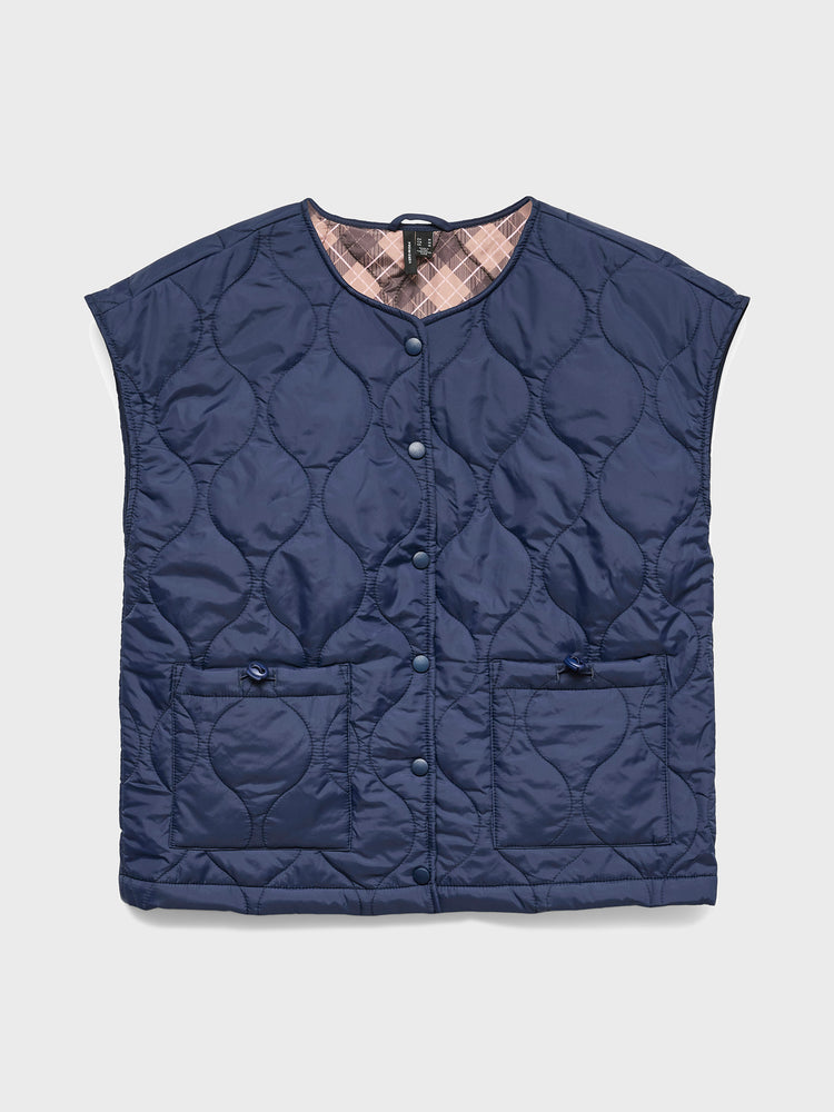 Γυναικείο γιλέκο καπιτονέ VMSABINE QUILTED BUTTON VEST 10341423 | 10341423