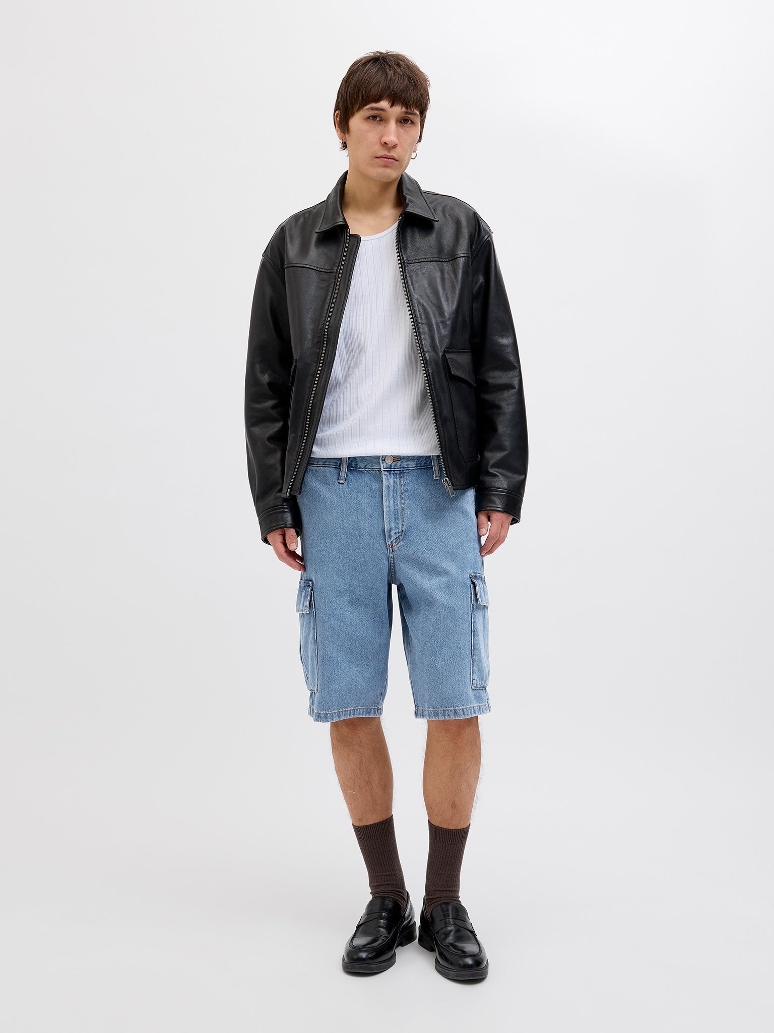 Ανδρική βερμούδα cargo JJIBILL JJWIDE SHORTS AKM 12272557 | 12272557