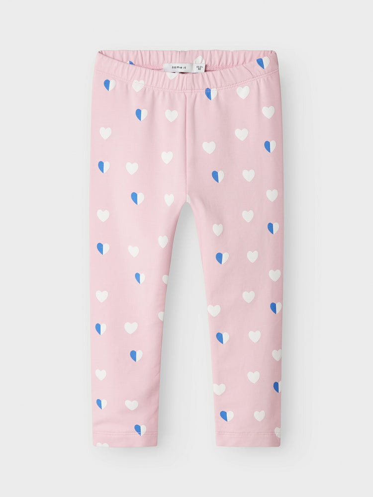 Παιδικό κολάν μακρύ σταμπωτό NMFLIA SWEAT LEGGING 13246217 | 13246217