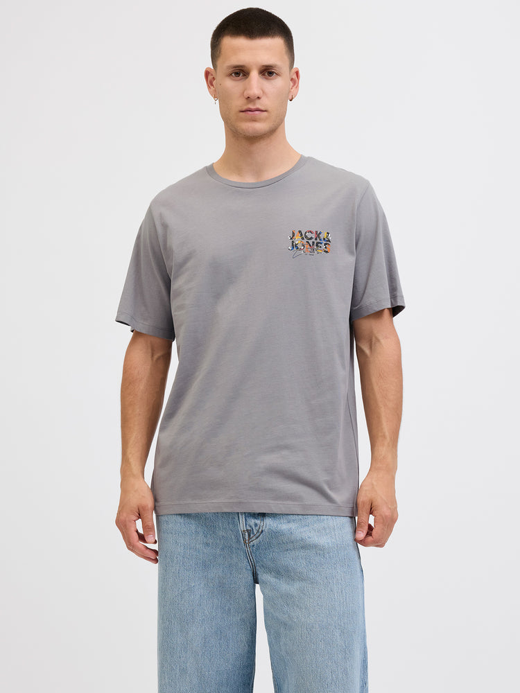 Ανδρικό t-shirt JJGEPLAS TEE SS CREW NECK LN 12278523 | 12278523