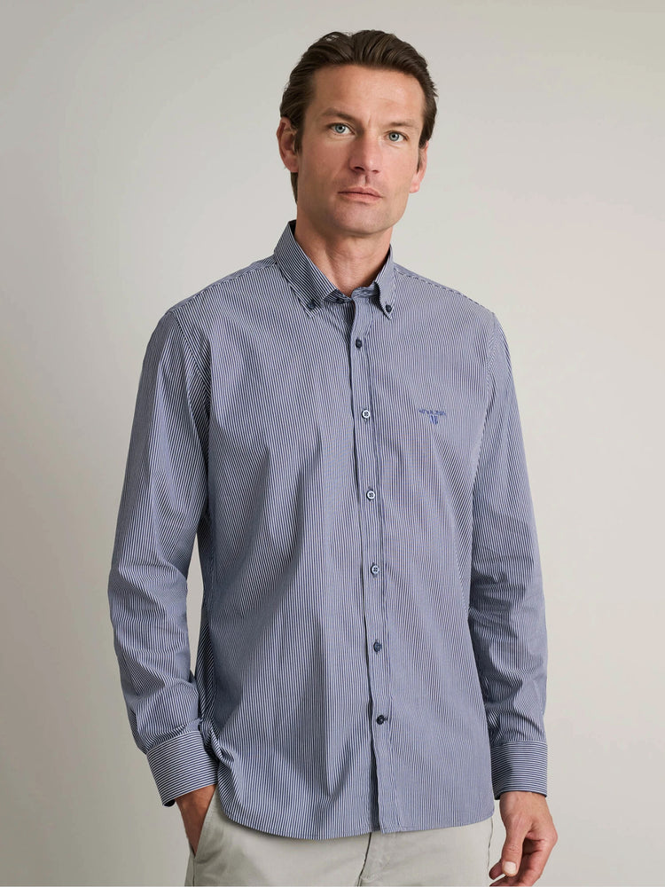 Ανδρικό πουκάμισο dark blue/white | 24NG.CA260/1B