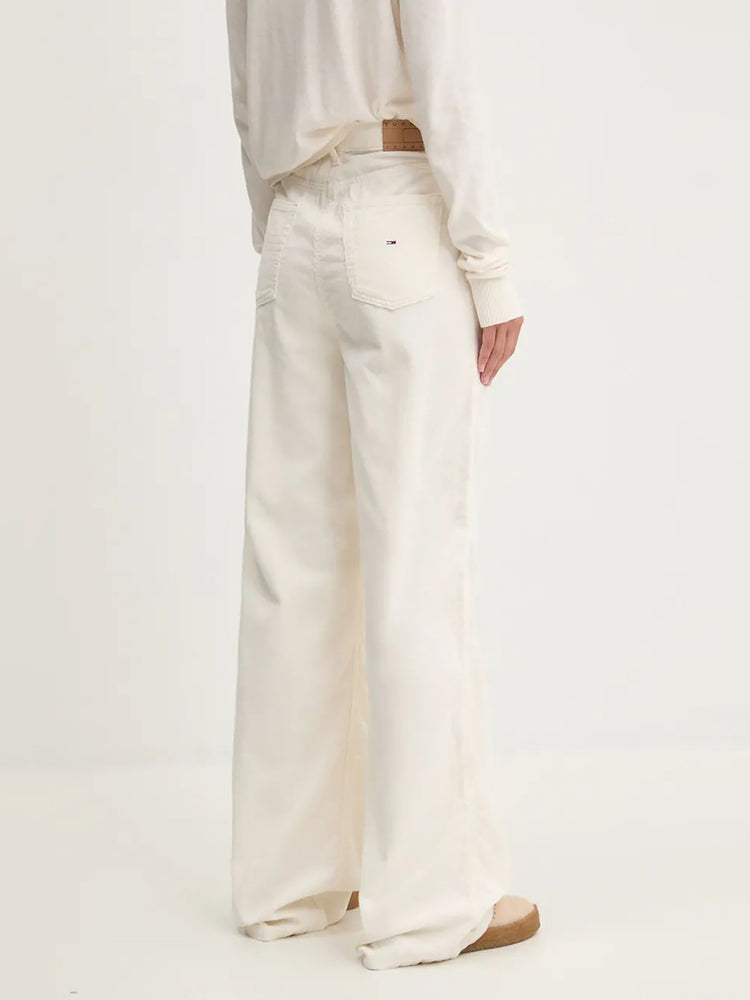 Γυναικείο παντελόνι κοτλέ TJW CLAIRE FINE CORD PANT DW0DW19917YBH | DW0DW19917YBH