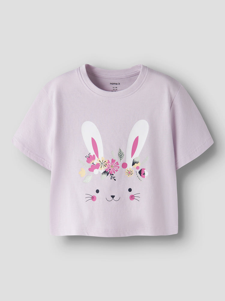 Παιδική μπλούζα Bunny NMFVILINSE SS NREG SHORT TOP 13228157 | 13228157