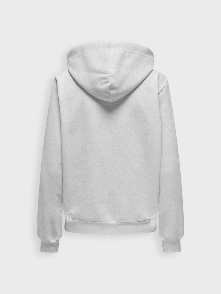 Γυναικεία ζακέτα φούτερ μελανζέ ONLDAZE L/S ZIP STRING HOOD SWT 15333978 | 15333978