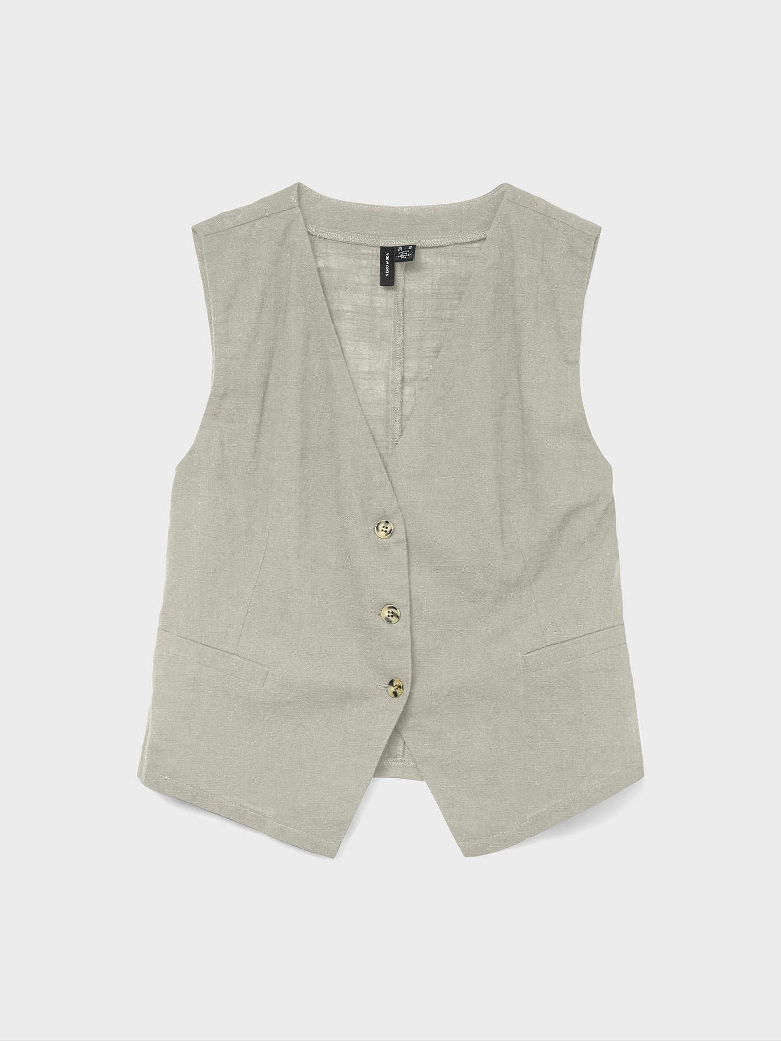 Γυναικείο γιλέκο λινό VMCAIA SL VEST WVN NOOS 10333795 | 10333795