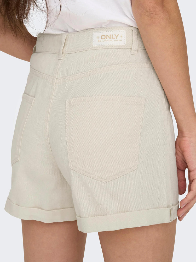 Γυναικείο σορτς ψηλόμεσο ONLVEGA HW MOM DNM SHORTS NOOS 15230571 | 15230571