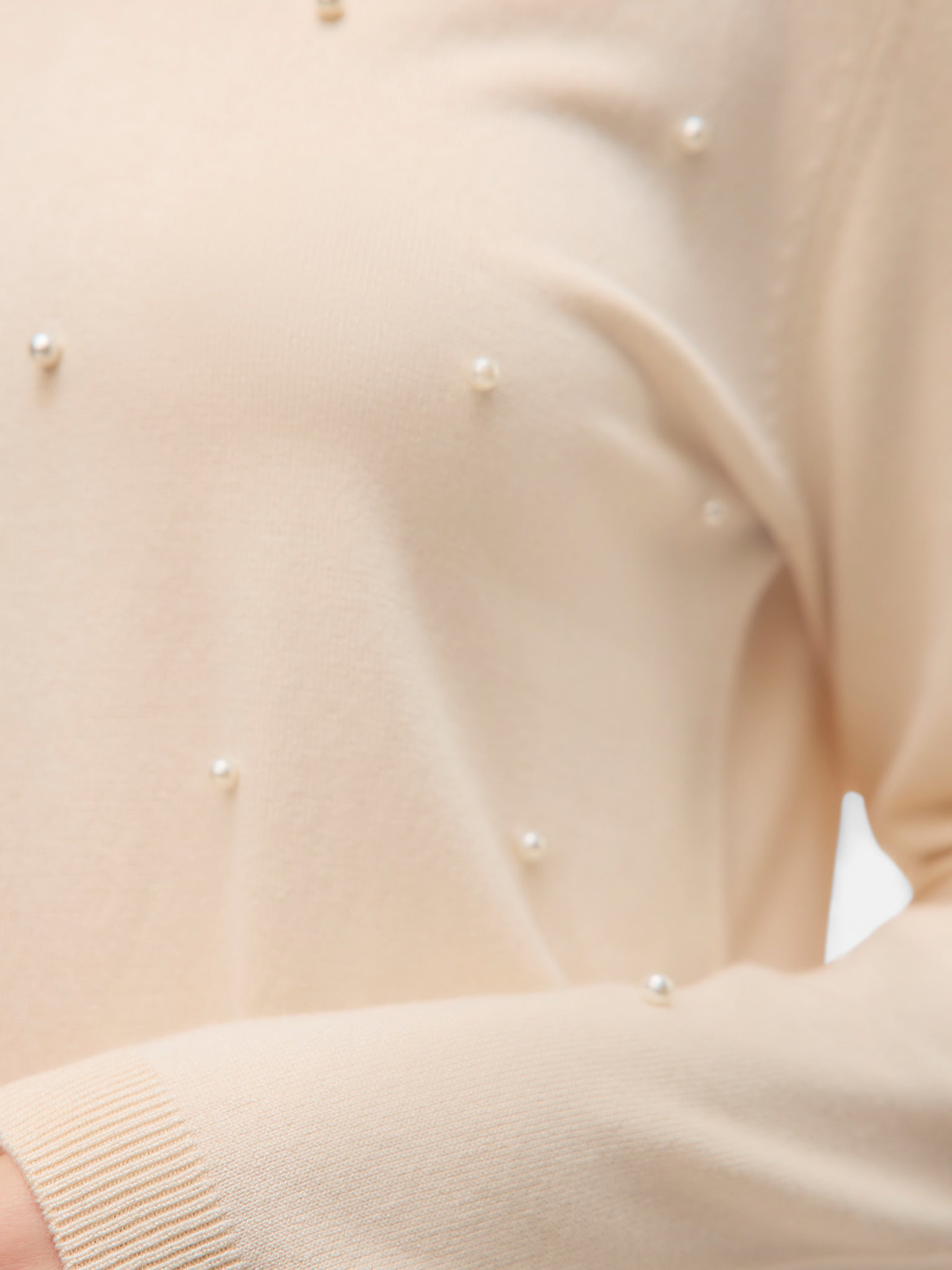 Γυναικεία μπλούζα πέρλες VMGLORY PEARL LS O-NECK PULLOVER 10331386 | 10331386
