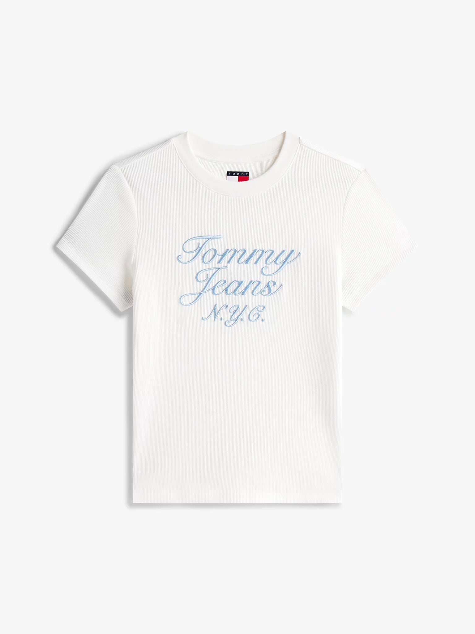 Γυναικείο t-shirt TJW SLIM TJ WAFFLE TEE DW0DW20906YBL | DW0DW20906YBL