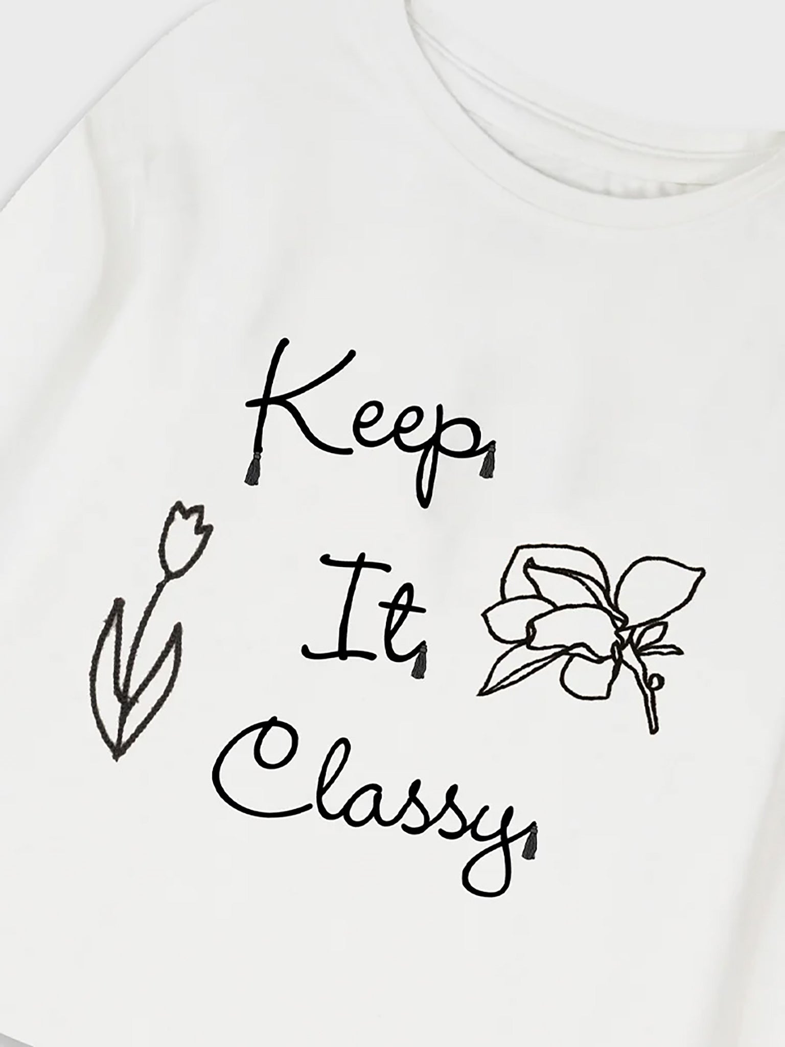 Εφηβική μπλούζα με κεντητές λεπτομέρειες | 16-226203-5