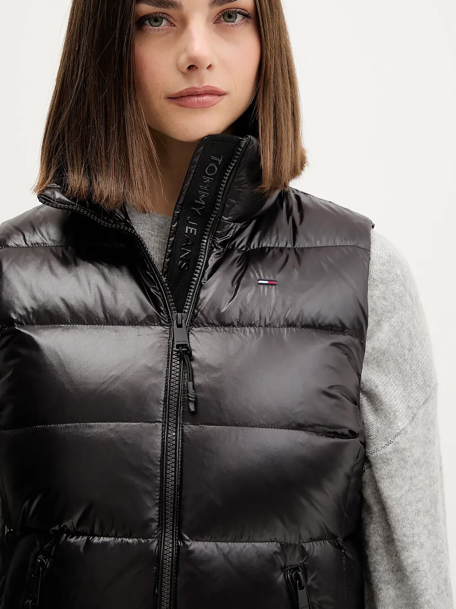 Γυναικείο γιλέκο puffer TJW SLIM ZIP PRINT DOWN VEST DW0DW21622BDS | DW0DW21622BDS