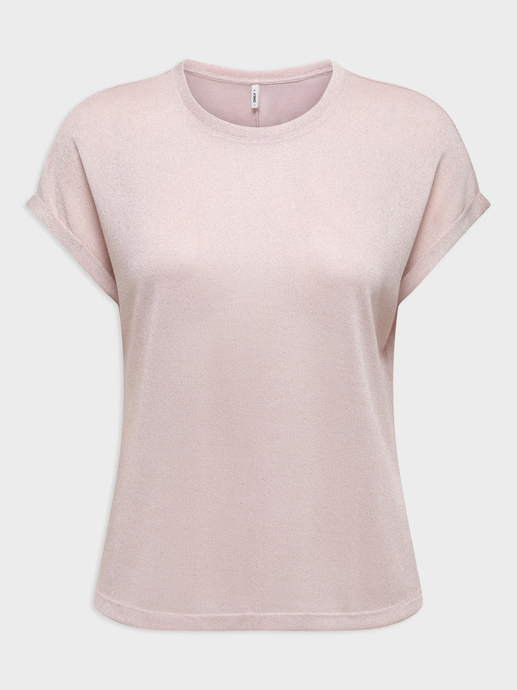 Γυναικεία μπλούζα γκλίτερ pale lilac | 15343485