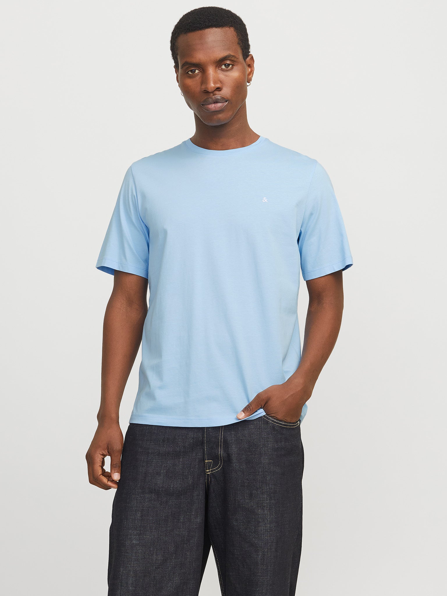 Ανδρικό t-shirt JJEPAULOS TEE SS CREW NECK NOOS 12245087 | 12245087