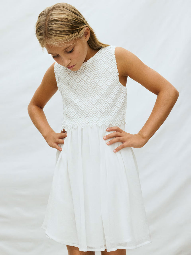 Εφηβικό φόρεμα κιπούρ | 26-06905-056