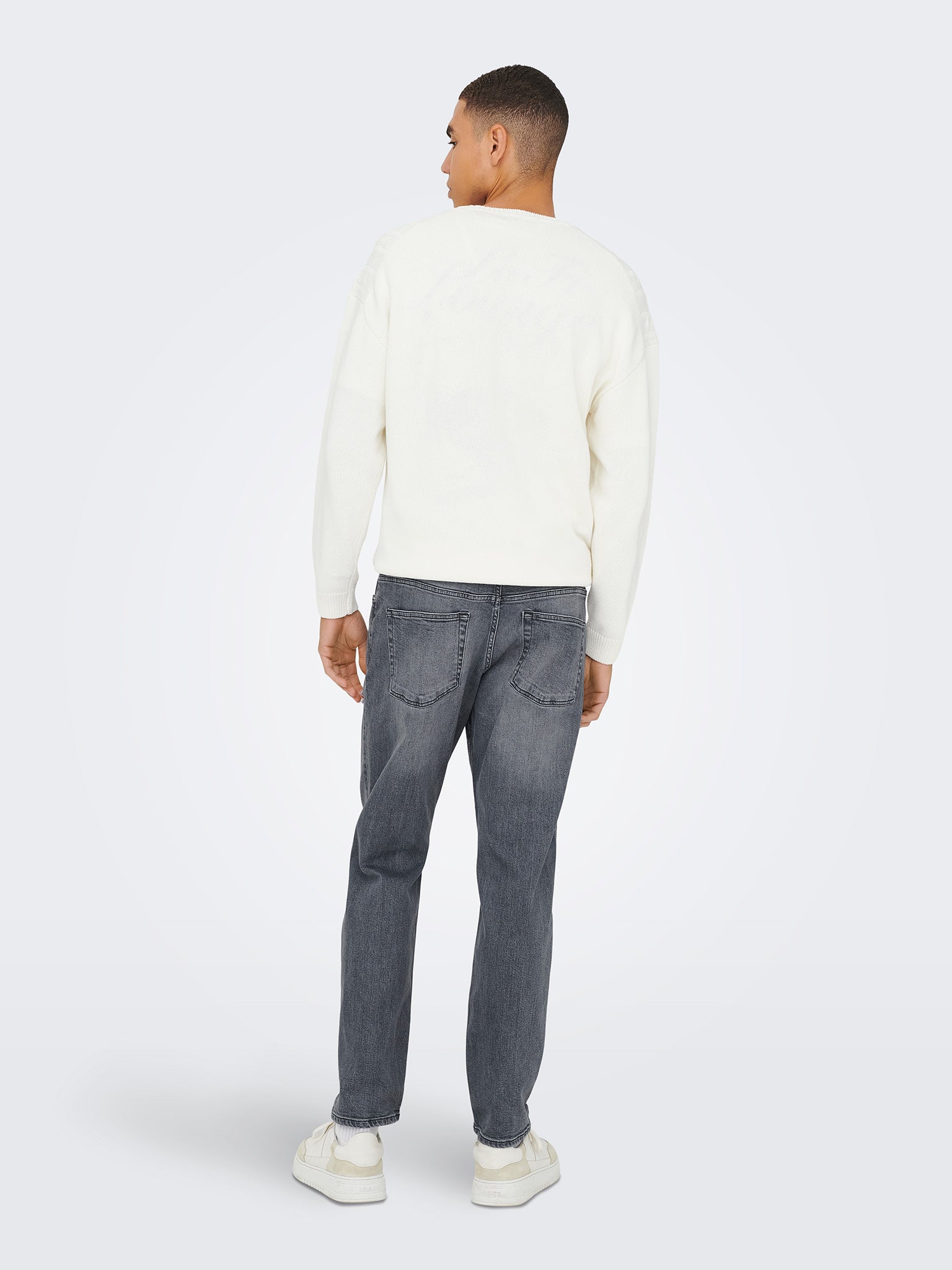 Ανδρικό παντελόνι τζιν με φθορές ONSWEFT REGULAR 4384 EY BOX JEANS 22034384 | 22034384