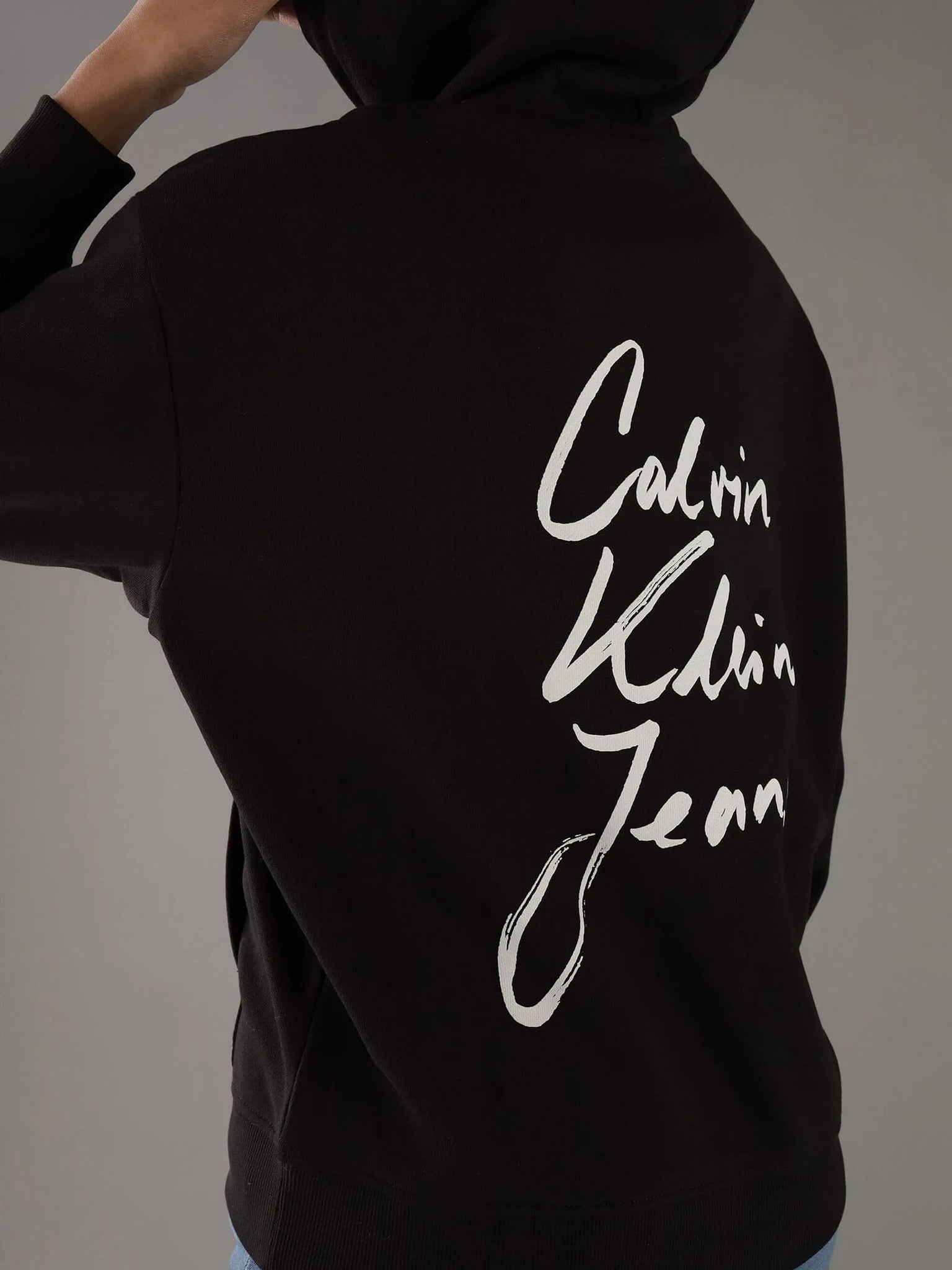 Γυναικεία μπλούζα φούτερ SCRIPT INSTITUTIONAL RLX HOODIE J20J225493BEH | J20J225493BEH