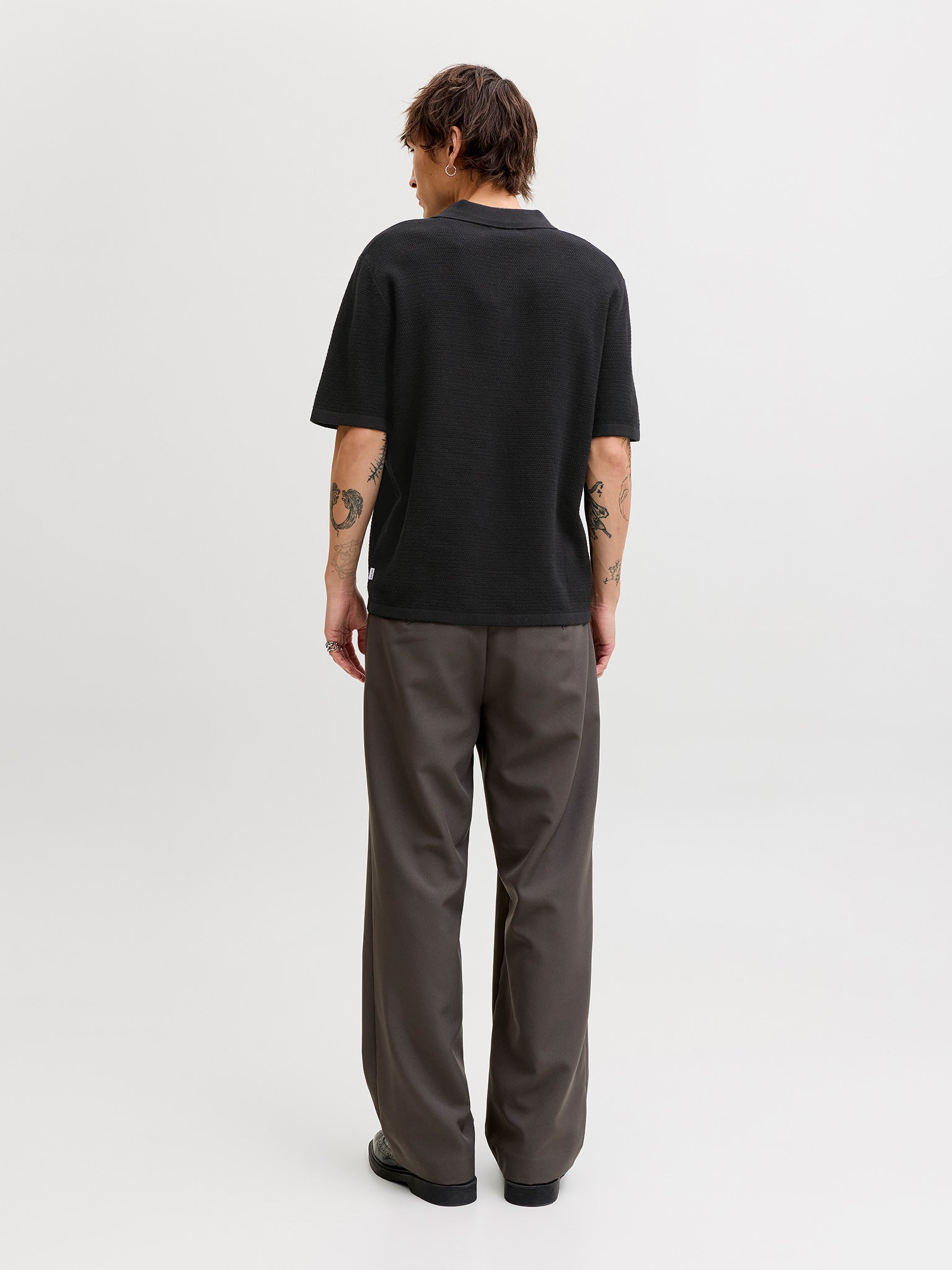 Ανδρικό polo πλεκτό JJEGEORGE KNIT POLO SS SN 12268281 | 12268281