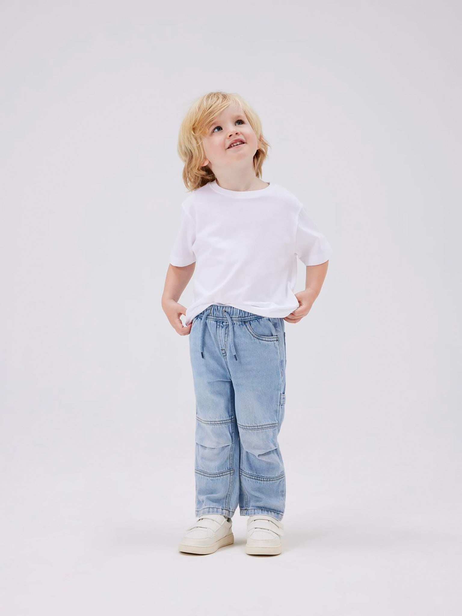 Παιδικό παντελόντι τζιν Light Blue NMMRYAN JOG JEANS 9900-BY NOOS 13230818 | 13230818