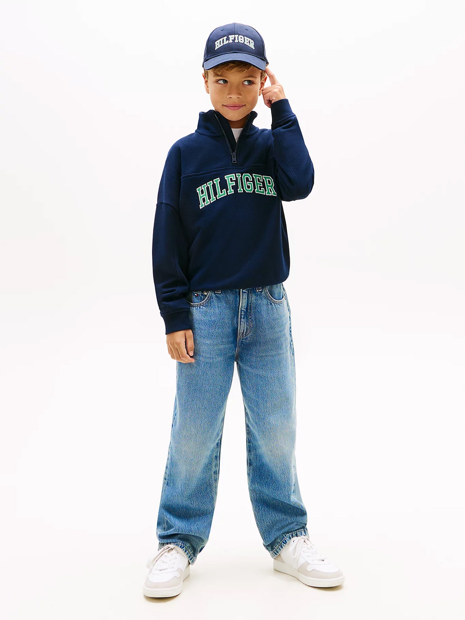 Παιδικό παντελόνι τζιν RELAXED MID BLUE JEANS KB0KB104011CF | KB0KB104011CF