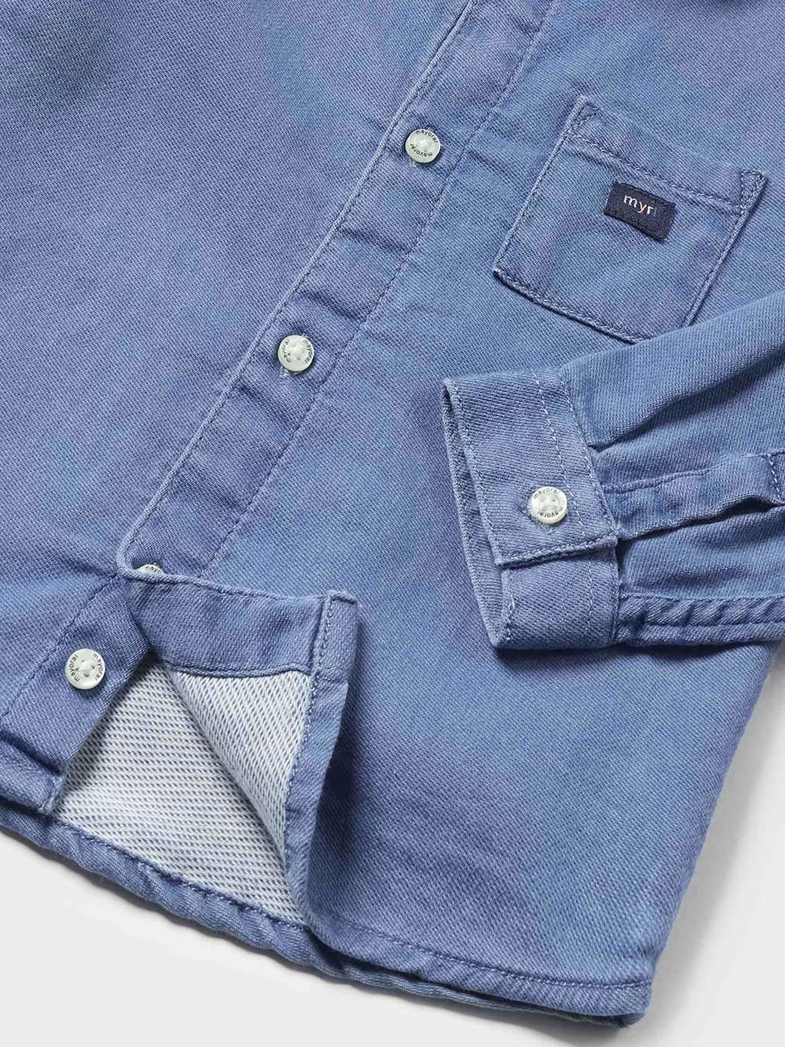 Βρεφικό πουκάμισο τζιν Better Cotton | 13-02179-065