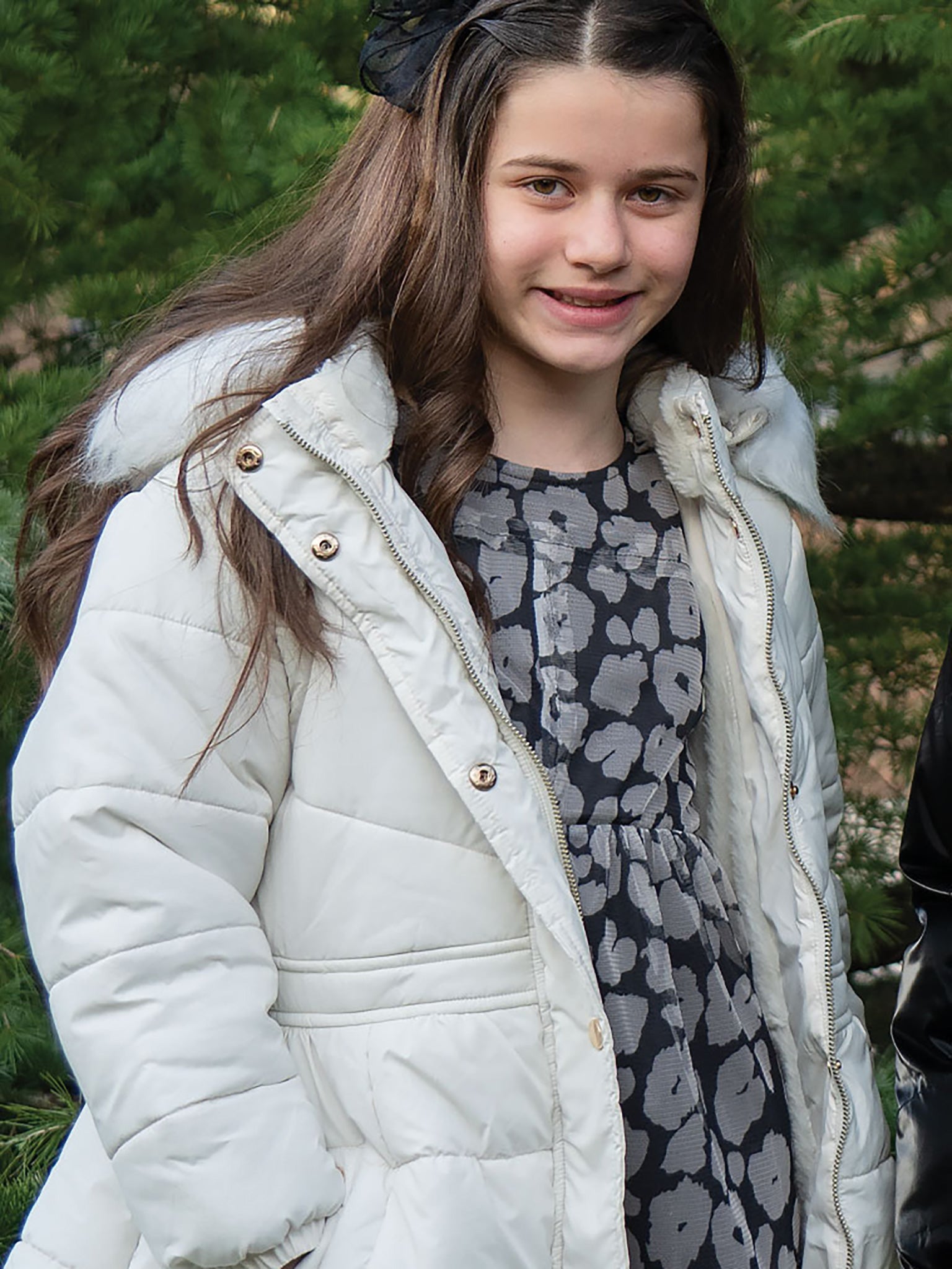 Εφηβικό φόρεμα με διαφάνεια 16-125210-7 | 16-125210-7