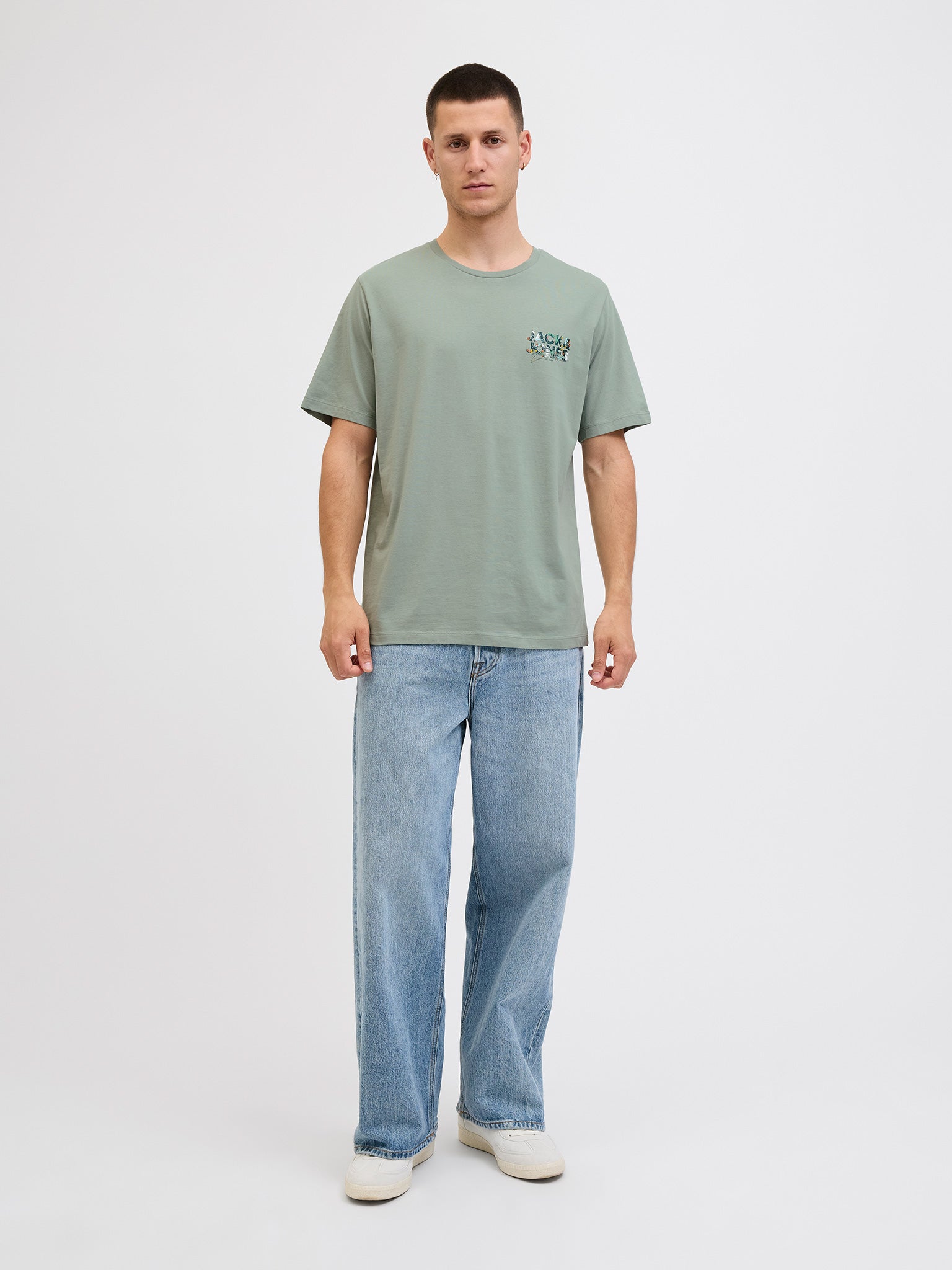 Ανδρικό t-shirt JJGEPLAS TEE SS CREW NECK LN 12278523 | 12278523