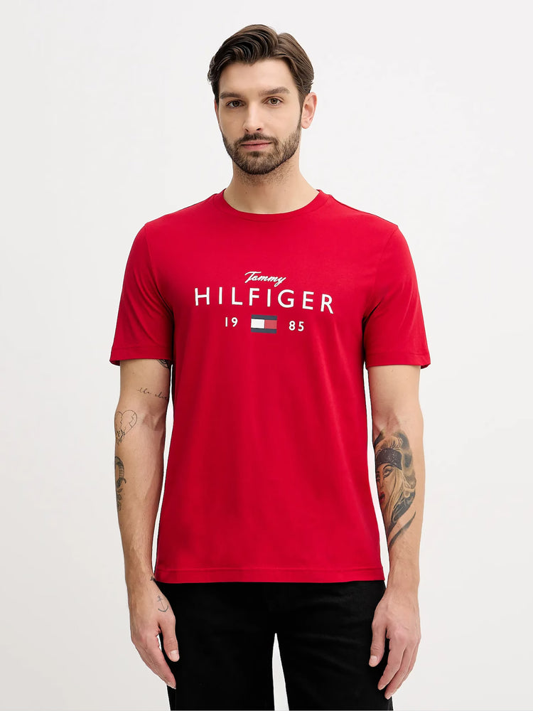 Ανδρικό t-shirt BRAND LOVE BIG HILFIGER TEE MW0MW41455XLD | MW0MW41455XLD
