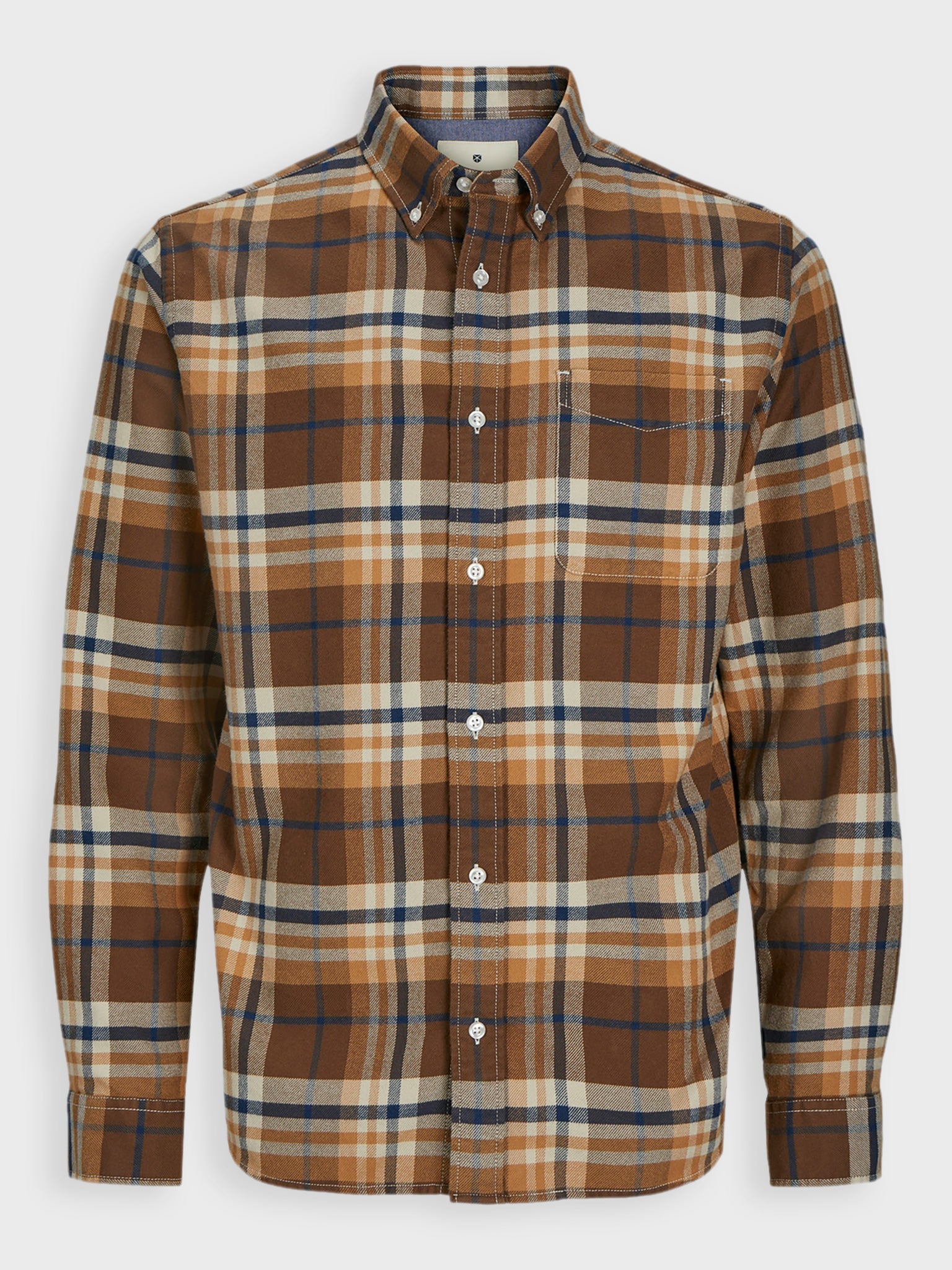 Ανδρικό πουκάμισο καρό JPRBLUNORRIS FLANNEL LS SHIRT BF 12265385 | 12265385