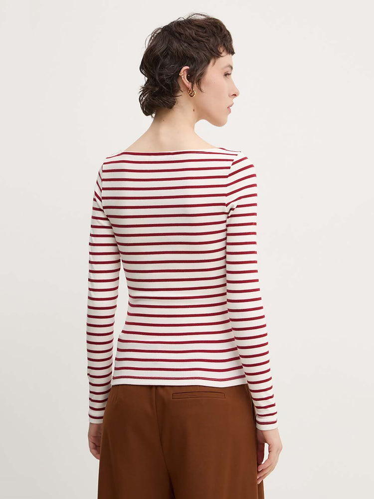 Γυναικεία μπλούζα ριπ TJW BRETON STRIPE LS DW0DW19817XIT | DW0DW19817XIT