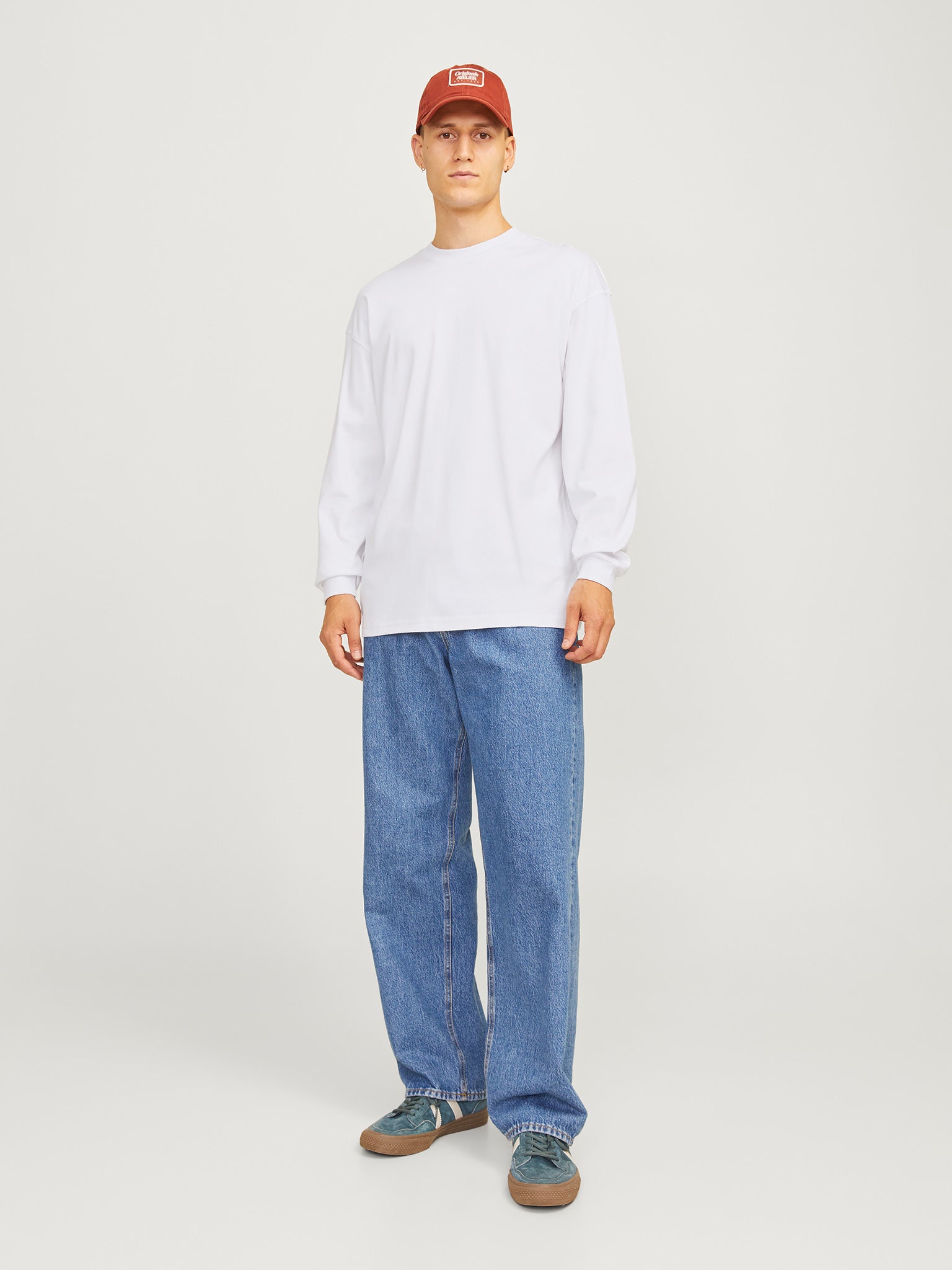 Ανδρική μπλούζα μακό JJEURBAN EDGE TEE LS O-NECK NOOS 12256422 | 12256422