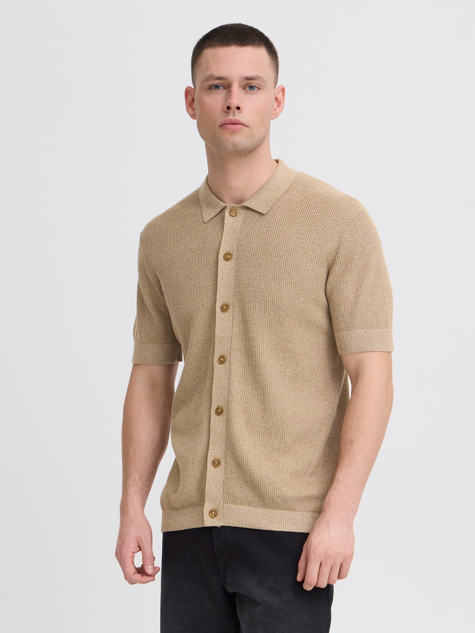 Ανδρική ζακέτα polo πλεκτή BHDITMER POLO CARD 20720737 | 20720737