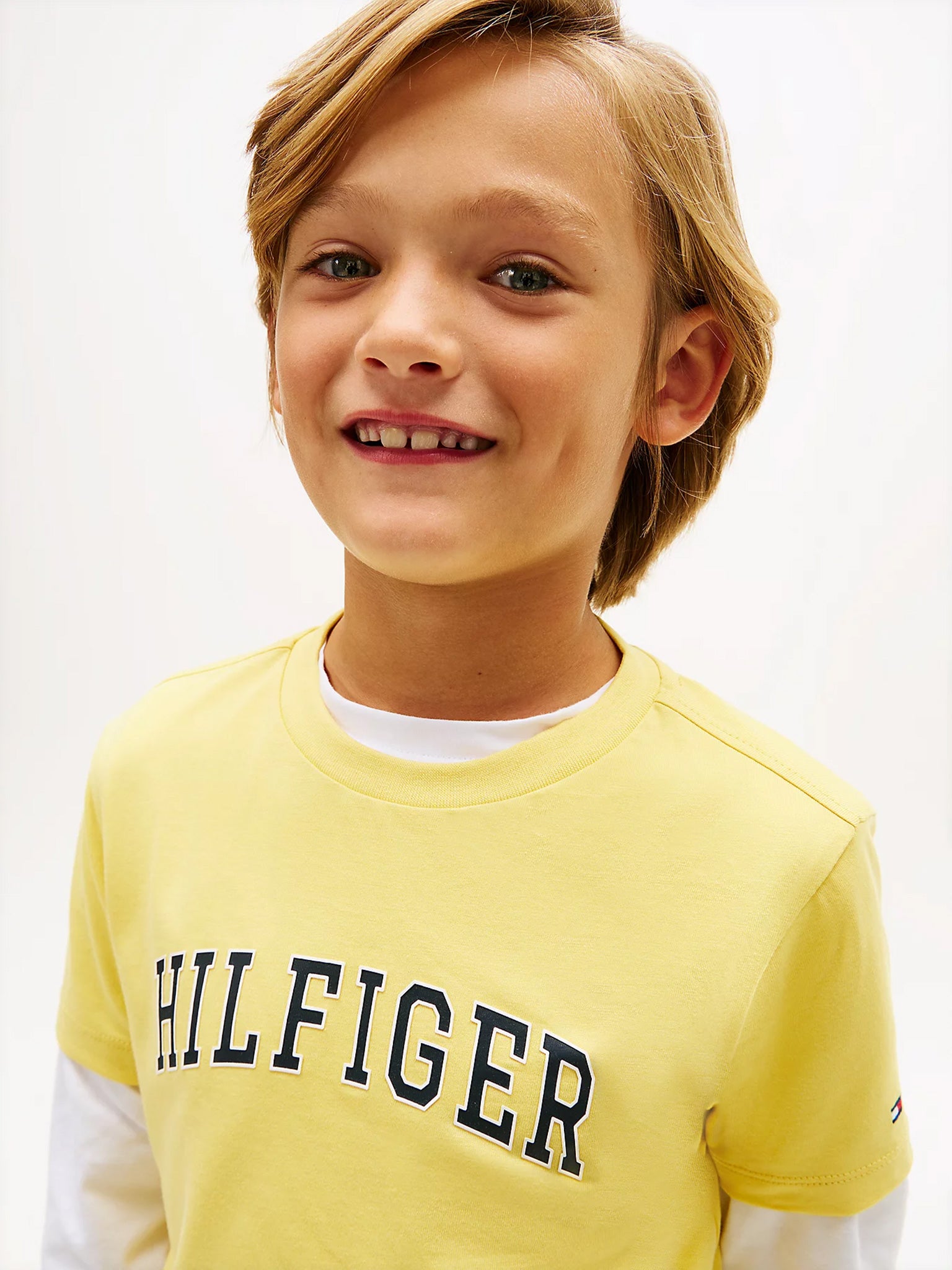 Παιδική μπλούζα μακό HILFIGER VARSITY T-SHIRT KB0KB10420ZGP | KB0KB10420ZGP