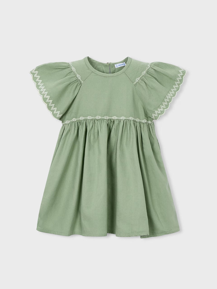 Παιδικό φόρεμα τζιν κεντητό | 26-03927-083