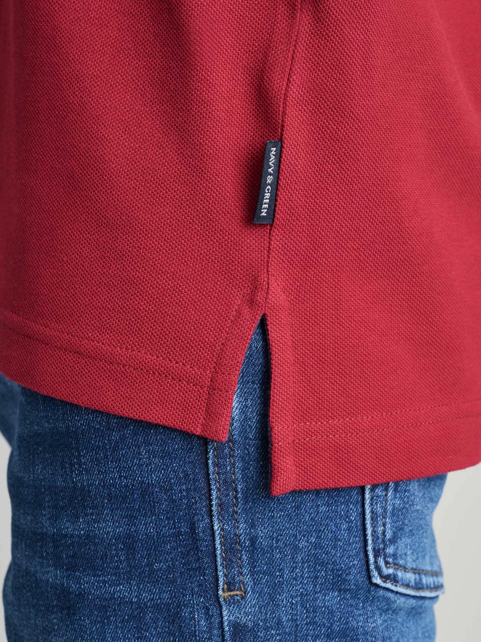 Ανδρική μπλούζα polo merlot 24GE.500.8 | 24GE.500.8