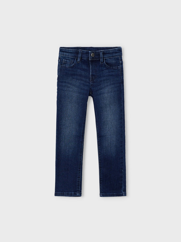 Παιδικό παντελόνι τζιν  dark blue | 15-00504-091