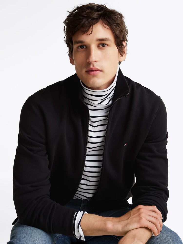 Ανδρική ζακέτα ESSENTIAL FLEECE ZT STAND COLLAR MW0MW38083BDS | MW0MW38083BDS