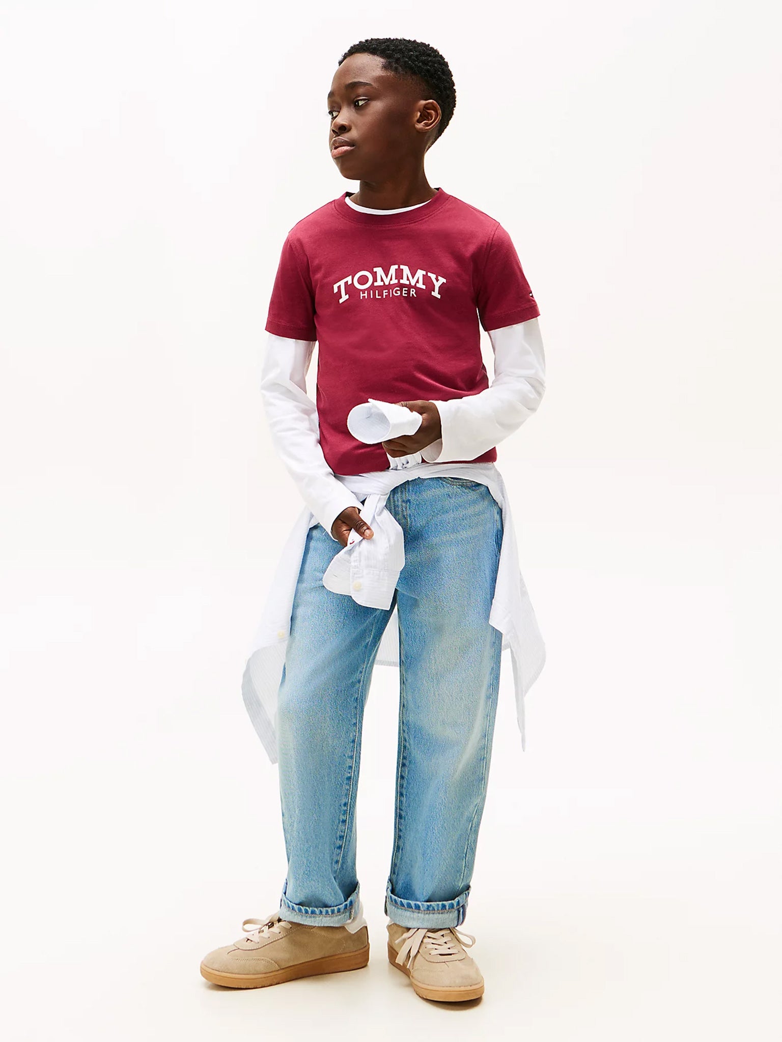 Παιδική μπλούζα μακό MONOTYPE PRINT GRAPHIC T-SHIRT KB0KB10051VK0 | KB0KB10051VK0