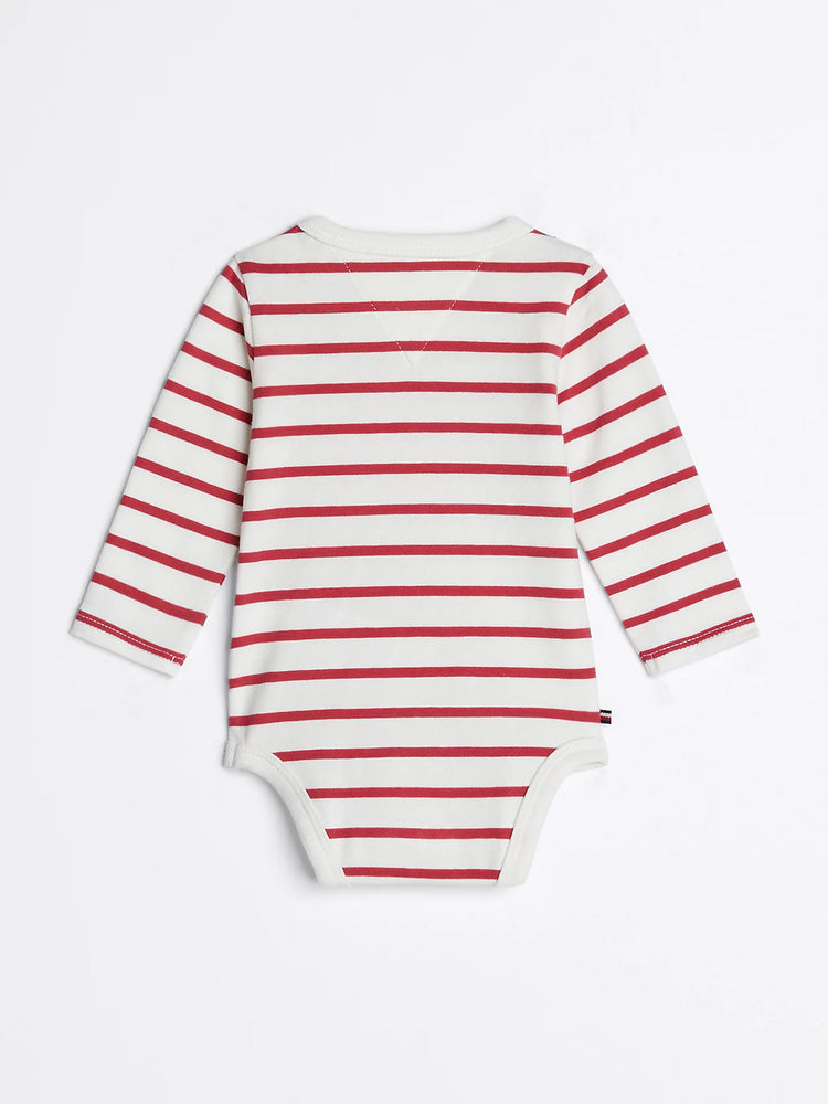 Βρεφικό κορμάκι ριγέ NAUTICAL STRIPE GIRL BODY LS KN0KN01946XI0 | KN0KN01946XI0