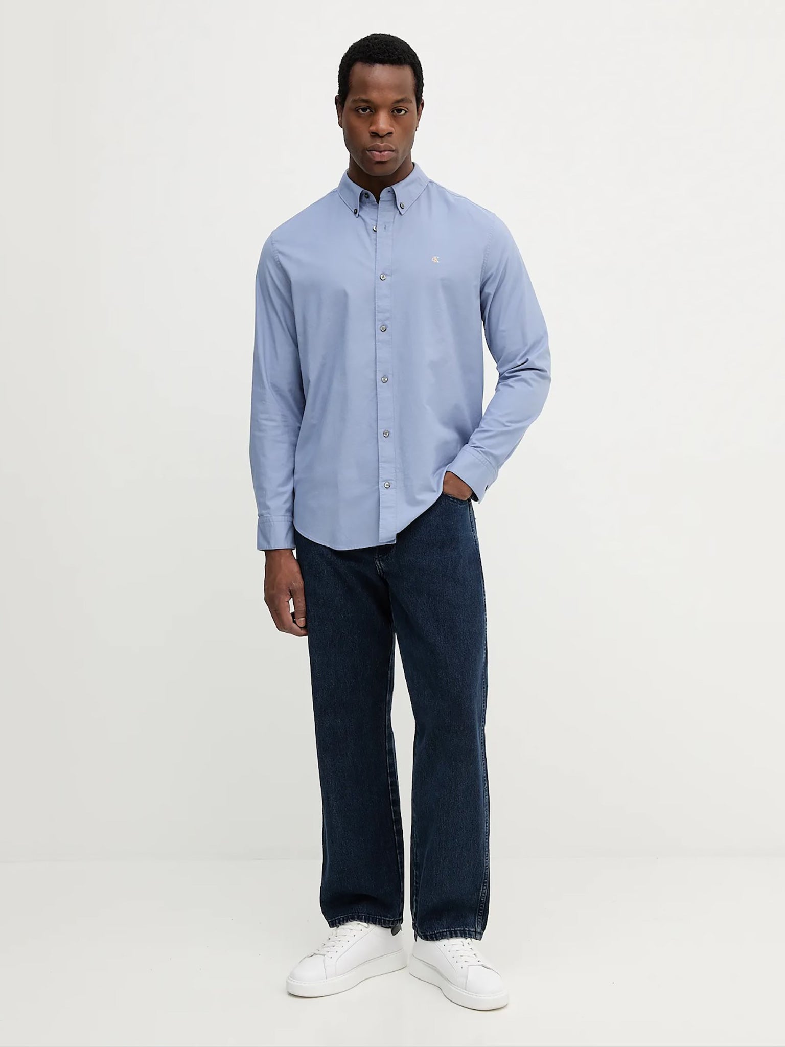 Ανδρικό πουκάμισο oxford LS SOLID OXFORD CLASSIC SHIRT LV140EM125C1Q | LV140EM125C1Q