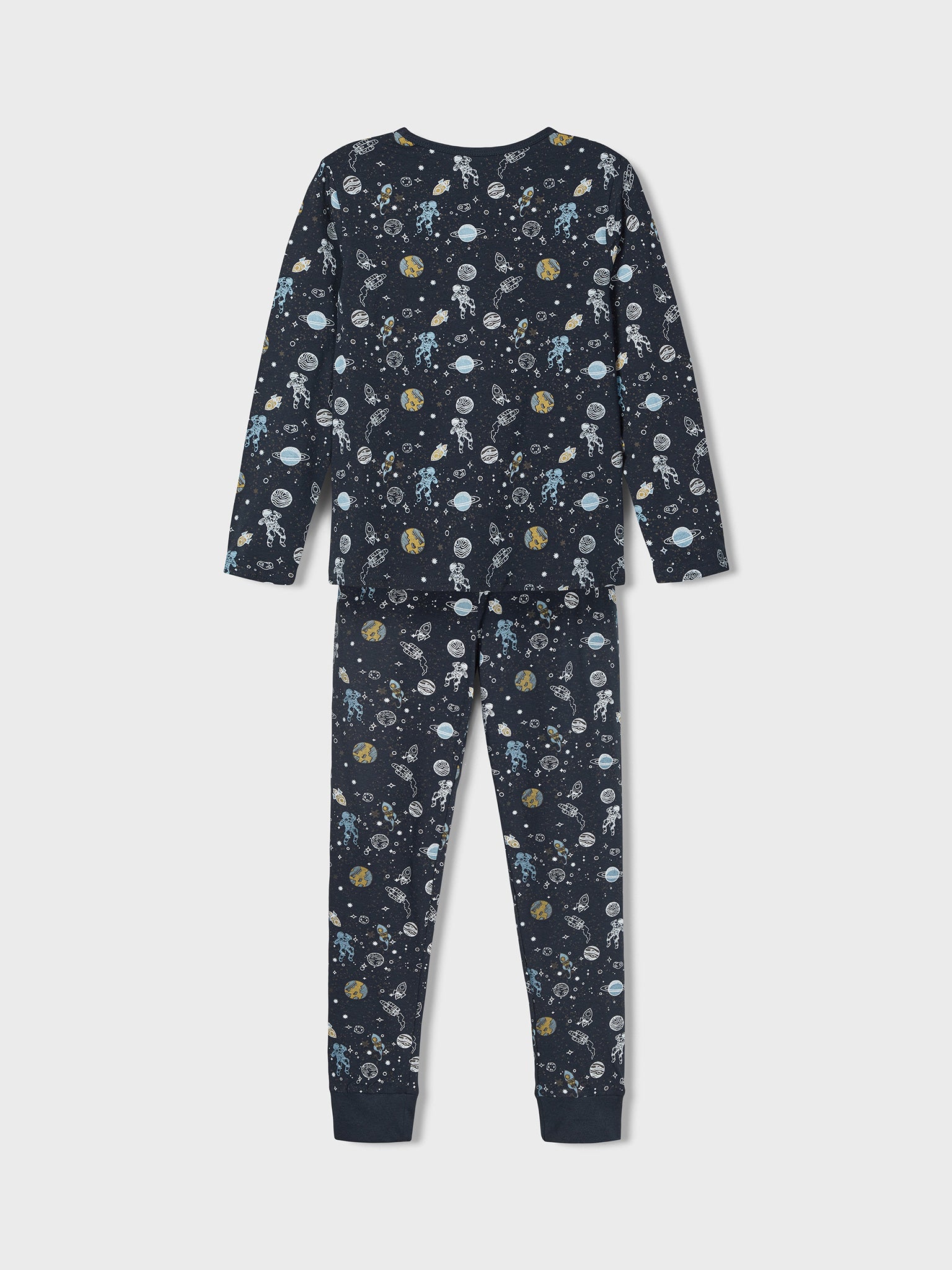 Παιδική πιτζάμα σταμπωτή NKMNIGHTSET DARK SAPPHIRE SPACE NOOS 13190225 | 13190225