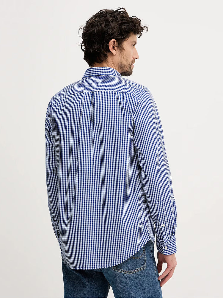 Ανδρικό πουκάμισο καρό FLEX POPLIN BIG GINGHAM RF SHIRT MW0MW417130MS | MW0MW417130MS