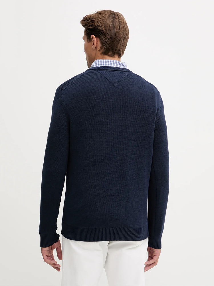 Ανδρική μπλούζα πλεκτή TJM SLIM ESS SWEATER EXT DM0DM21787C1G | DM0DM21787C1G