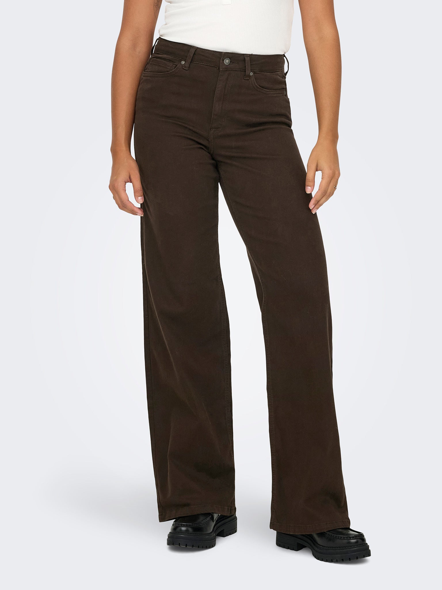 Γυναικείο παντελόνι τζιν ONLMADISON BLUSH HW WIDE COLOR DNM NOOS 15371660 | 15371660
